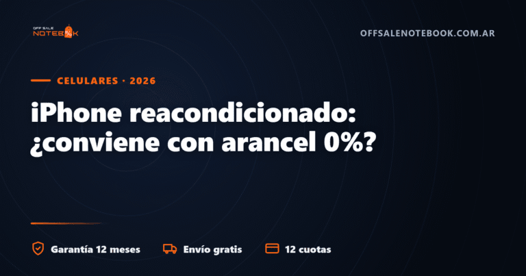 iPhone reacondicionado en Argentina 2026: con arancel cero, ¿todavía conviene?